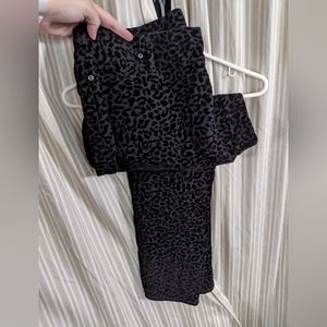 Terra & Sky velvet jeggings 2X